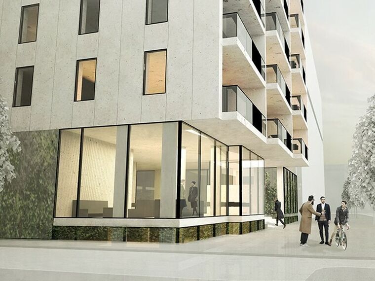 ConceptWall 50 Murs rideaux, CS 77 Fire Proof Fenêtres, MasterLine 8 Fenêtres et ConceptSystem 77 Fenêtres - Willemstower situé à Rotterdam, les Pays-Bas