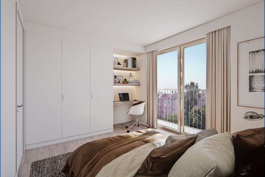 ConceptWall 50 Murs rideaux, ConceptSystem 77 Portes et SlimLine 38 Ferro Fenêtres - Appartement Privé O'Living situé à Lisbon, Portugal