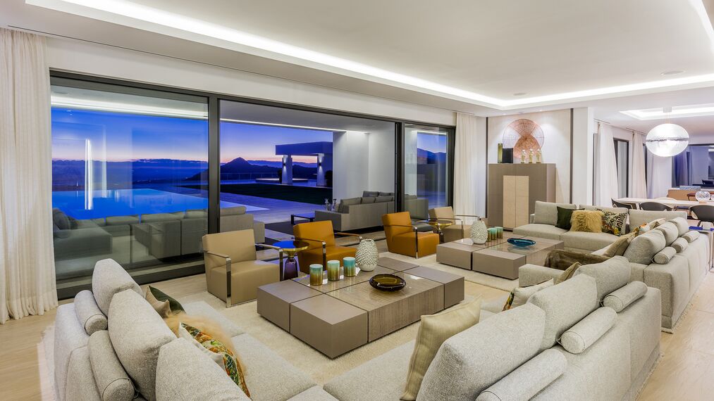 HiFinity Sliding & Folding, ConceptSystem 77 Windows and EcoSystem 50 Windows - Heaven 11 located in Marbella, Spain