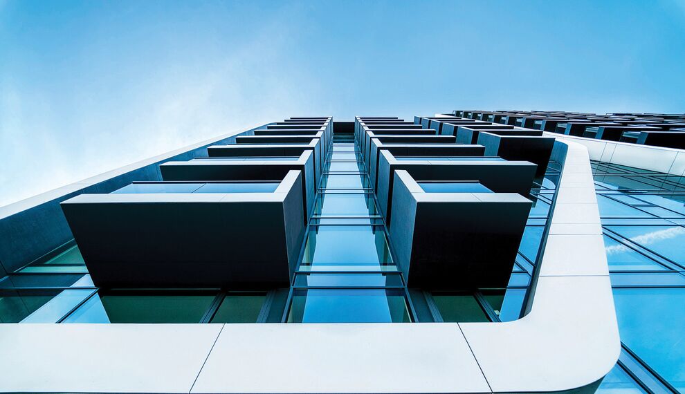 ConceptWall 50 Murs rideaux et ConceptSystem 77 Fenêtres - A3 Advanced Architecture Apartments situé à Sofia, Bulgarije