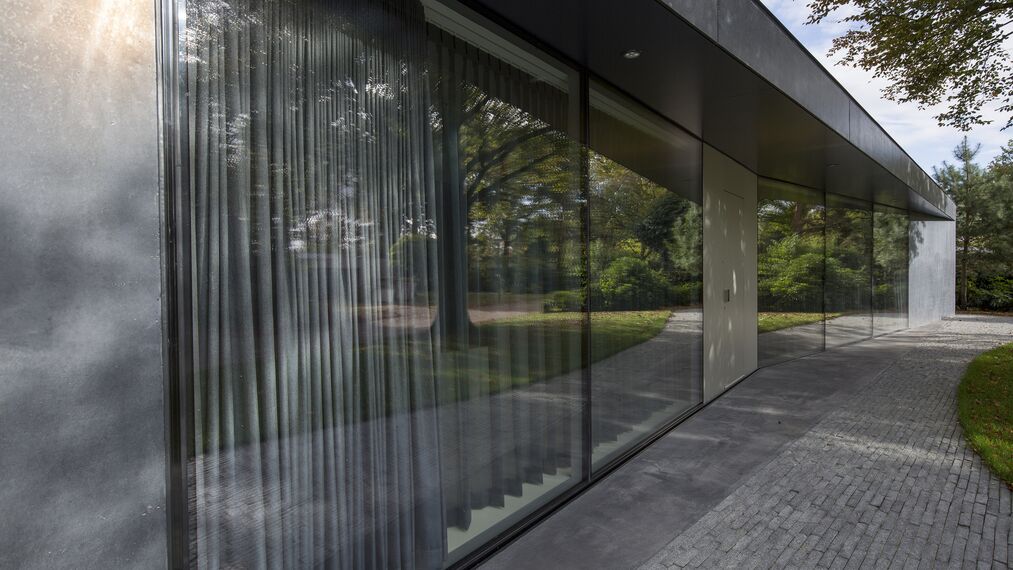ConceptWall 50 Murs rideaux - Villa X situé à Brabant, les Pays-Bas