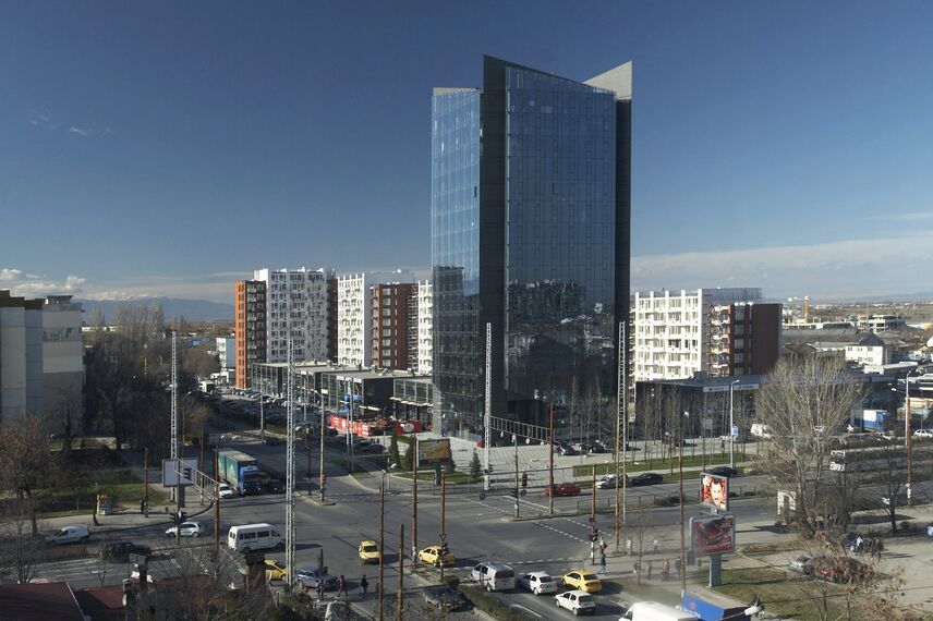 ConceptWall 50 Murs rideaux - Immeuble de bureaux Royal City situé à Plovdiv, Bulgarije