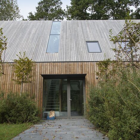 CS 86-HI (c) Systèmes annulés, ConceptWall 50 Murs rideaux et HiFinity Coulissants - Villa Villa Boisée à Voorschoten situé à Voorschoten, les Pays-Bas