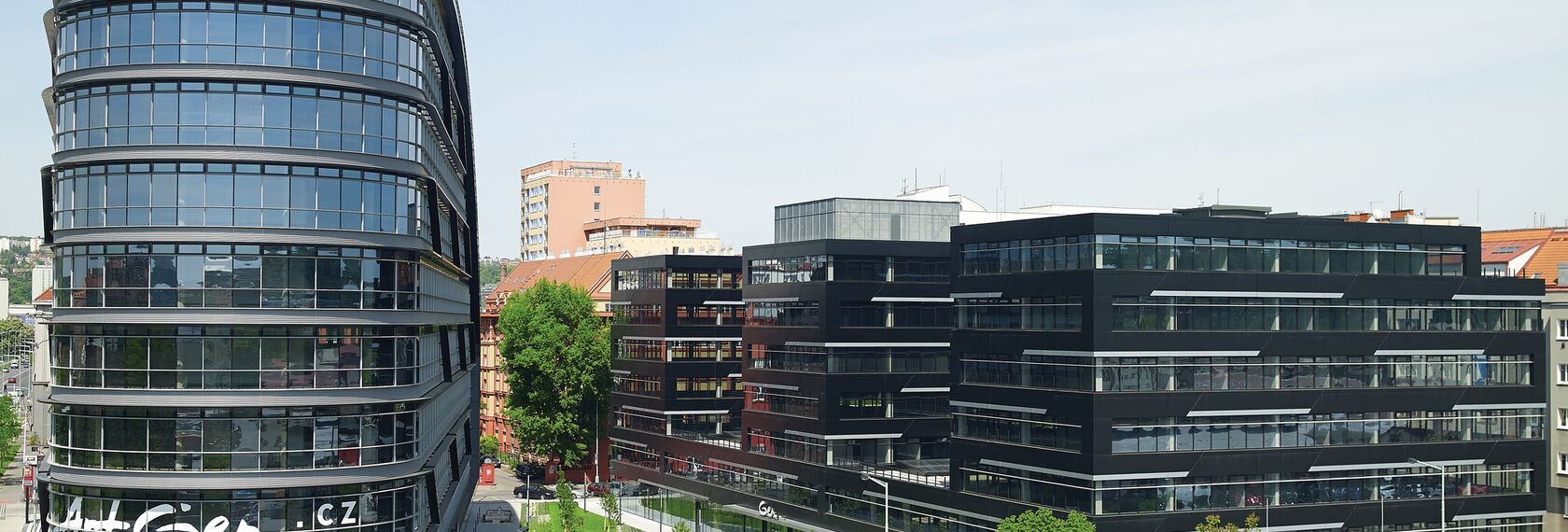 ConceptWall 50 Murs rideaux - Immeuble de bureaux ArtGen situé à Prague, République tchèque