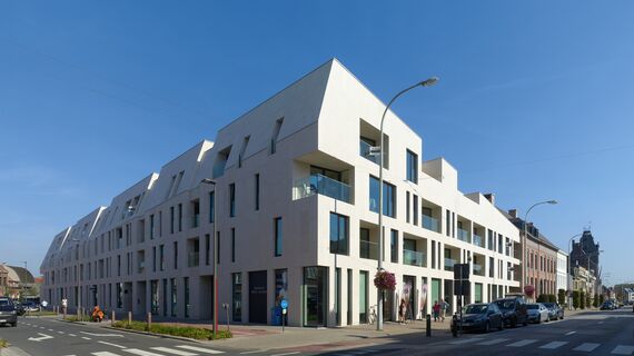 ConceptSystem 77 Doors, ConceptPatio 130 Sliding & Folding, CW 50 Standard Façades and CW 50 Façades - Residental/Project Annonciaden located in Wijnegem, Belgium