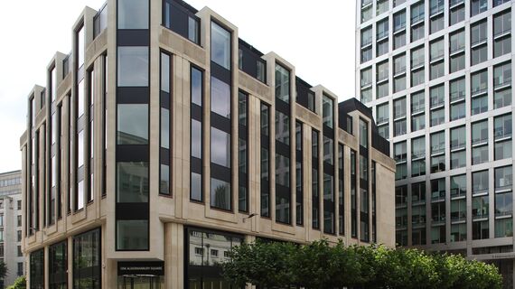 ConceptWall 50 Façades - Office building 1 Aldermanbury Square located in London, United Kingdom